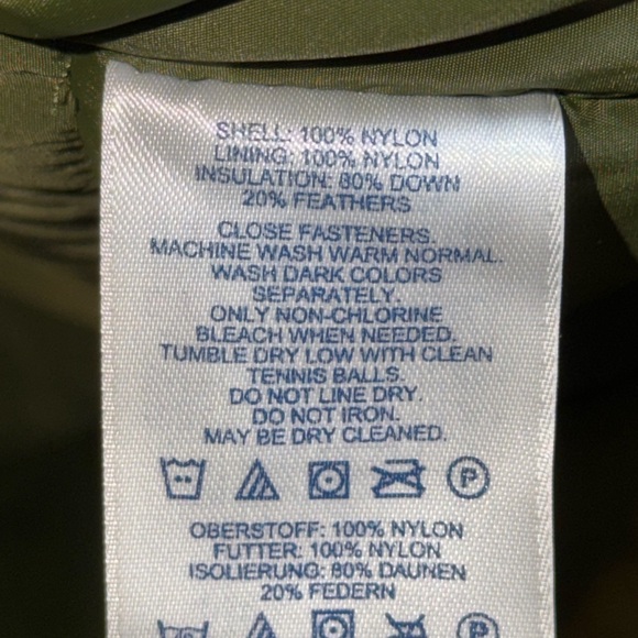 Lands' End Puffer Vest Snap-T Down Insulated - Picture 4 of 6